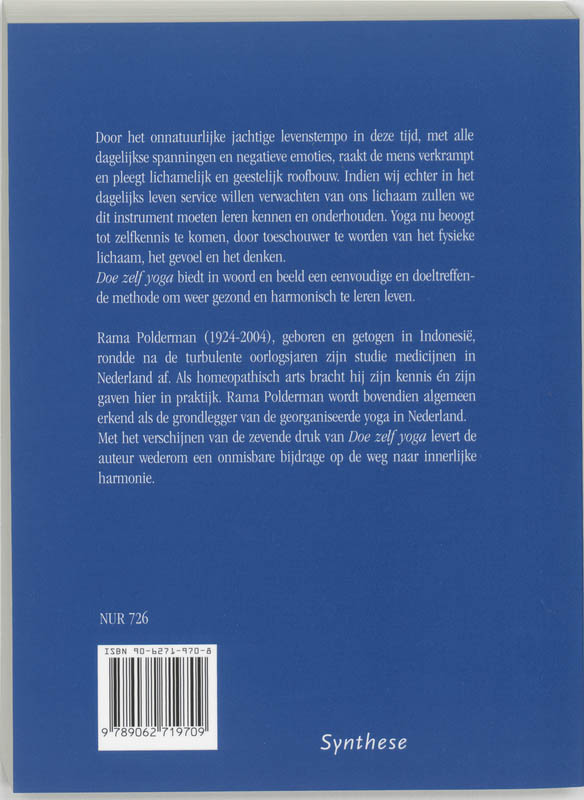 Achterkant van Doe zelf yoga