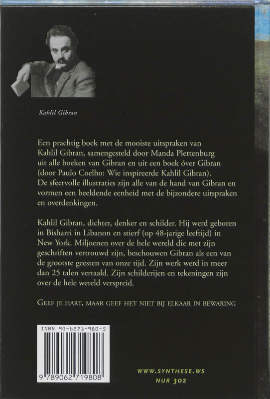 Achterkant van Het mooiste van Gibran
