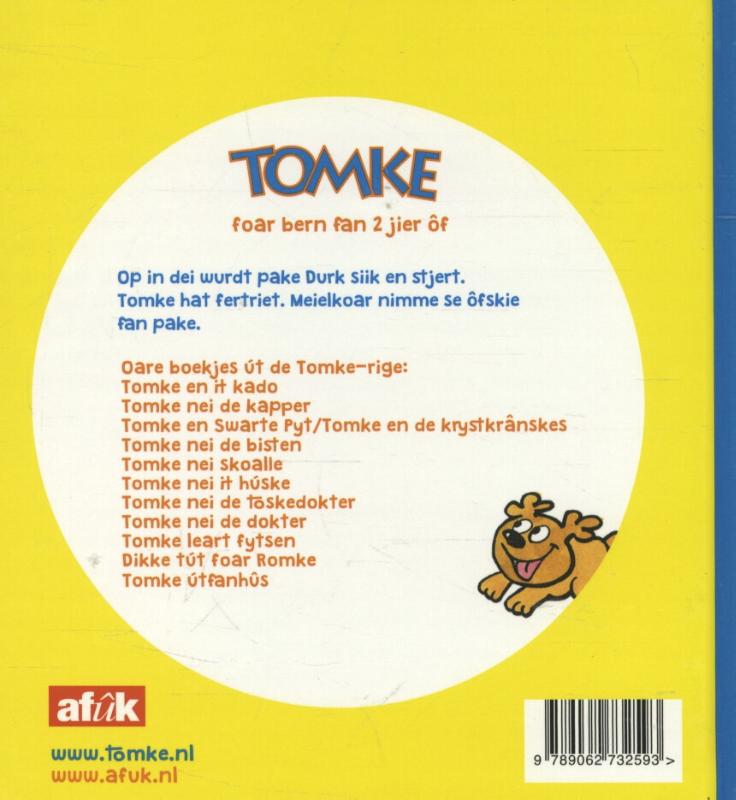 Achterkant van Leave pake Durk