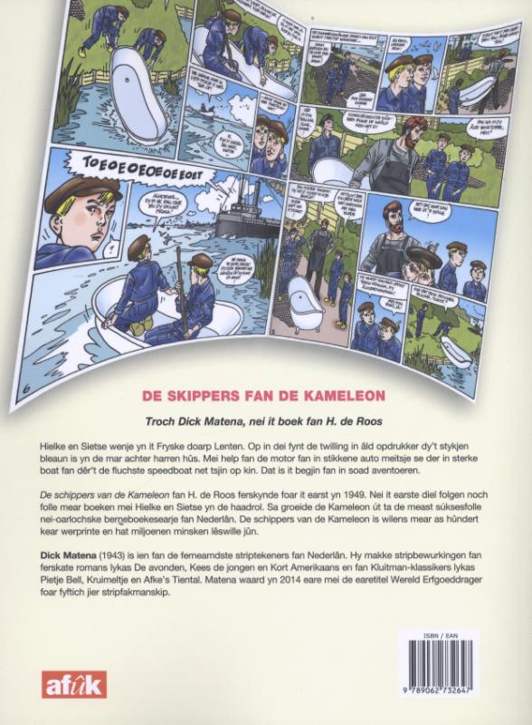 Achterkant van De skippers fan de Kameleon