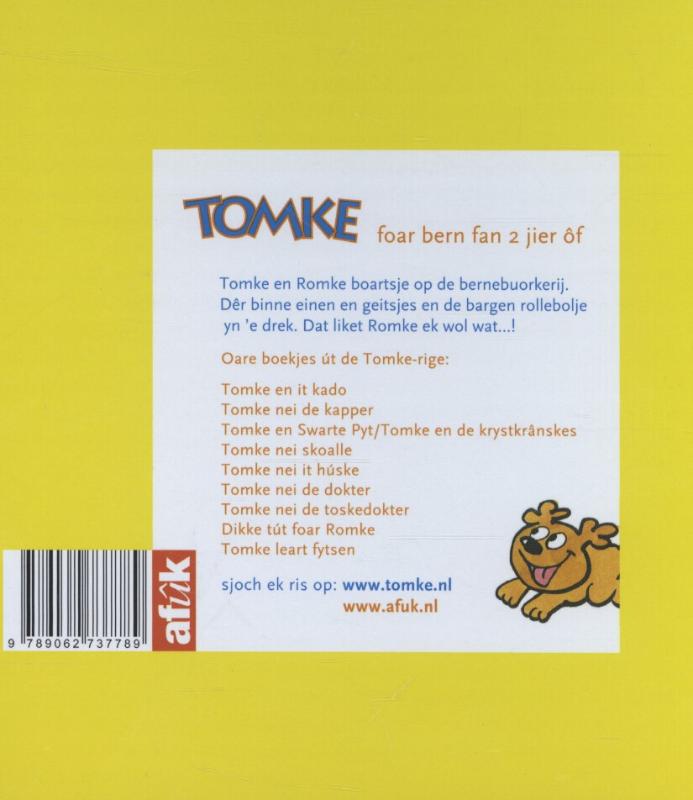 Achterkant van Tomke nei de bisten