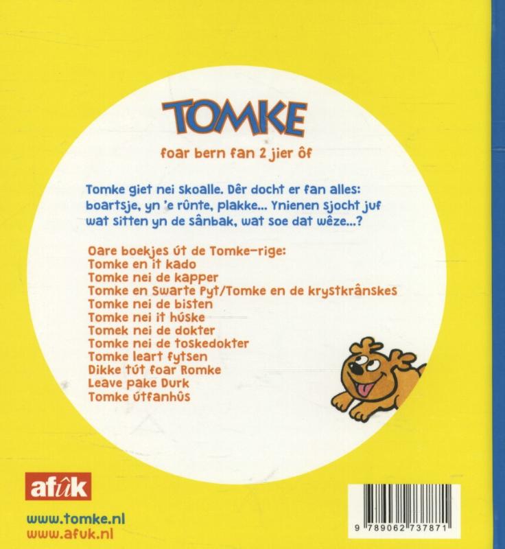 Achterkant van Tomke nei skoalle