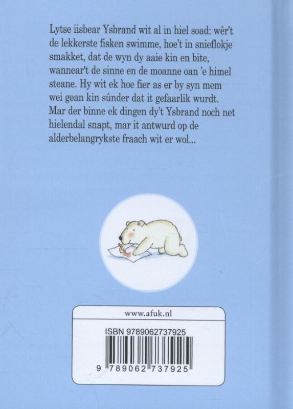 Achterkant van Omdat ik sa wiis mei dy bin