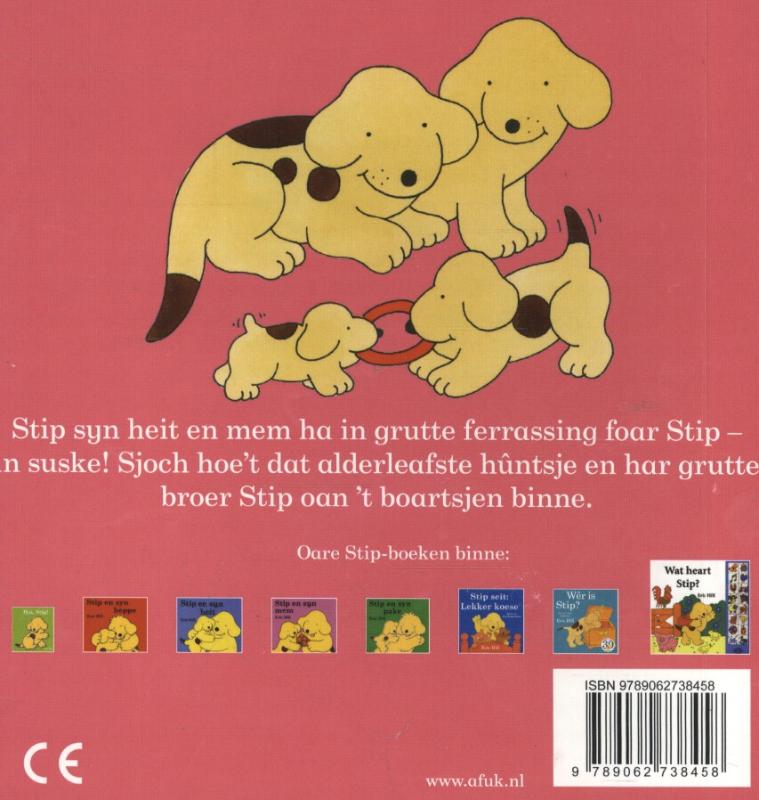 Achterkant van Stip kriget in suske
