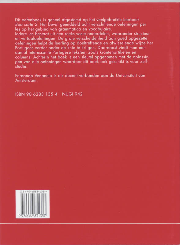 Achterkant van Oefenboek