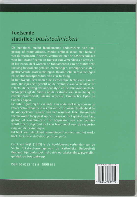 Achterkant van Basistechnieken