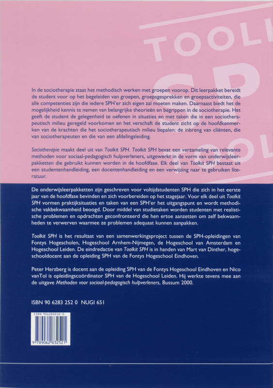 Achterkant van Sociotherapie