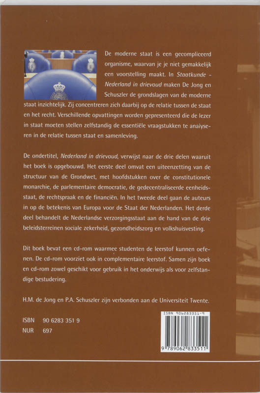 Achterkant van Staatkunde