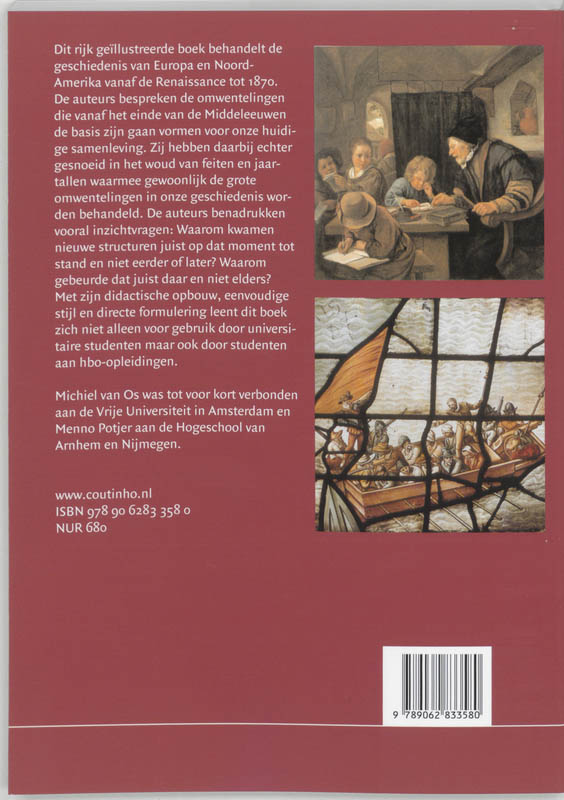 Achterkant van Een kennismaking met de geschiedenis van de nieuwe tijd