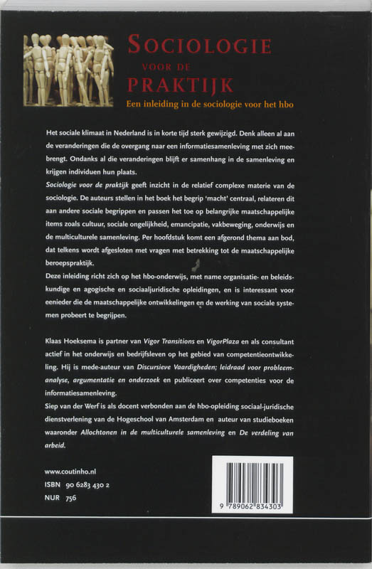 Achterkant van Sociologie voor de praktijk