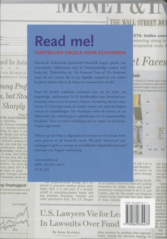 Achterkant van Read me!