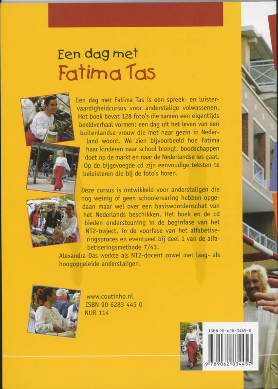 Achterkant van Een dag met Fatima Tas