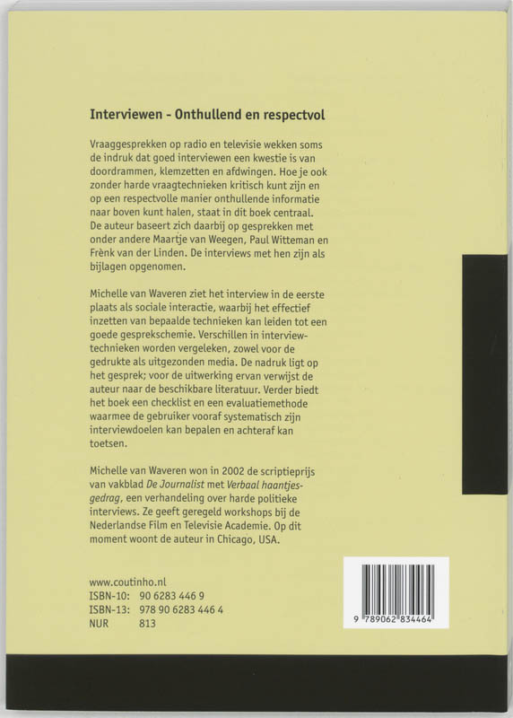 Achterkant van Interviewen
