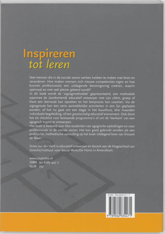 Achterkant van Inspireren tot leren