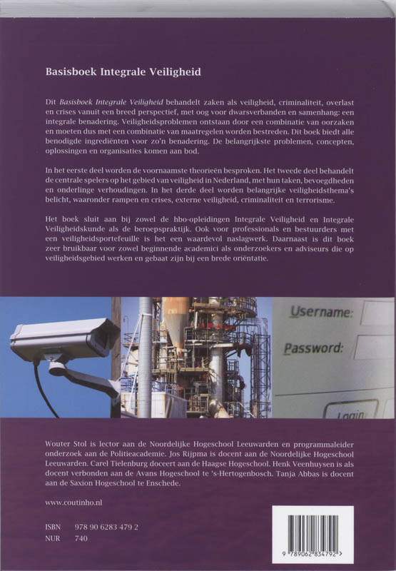 Achterkant van Basisboek integrale veiligheid