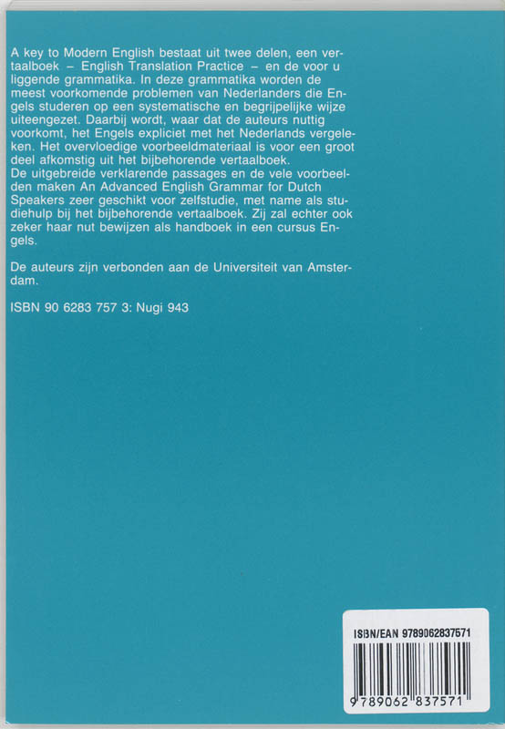 Achterkant van 1