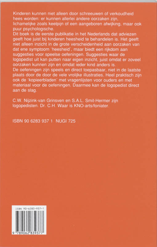 Achterkant van Kinderheesheid