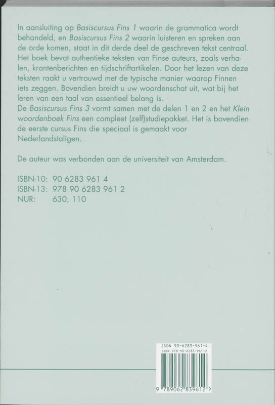 Achterkant van 3 Lezen en leren