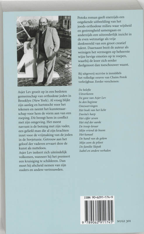Achterkant van Mijn naam is Asjer Lev