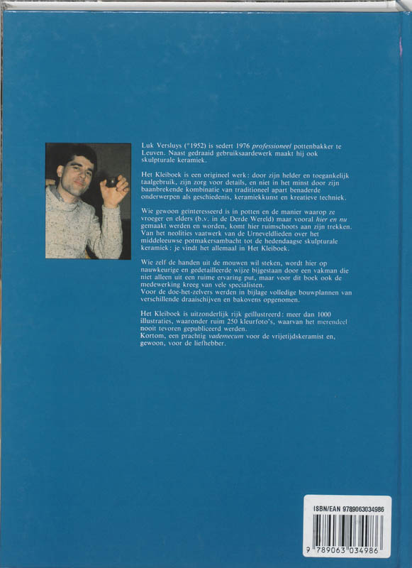 Achterkant van Het kleiboek