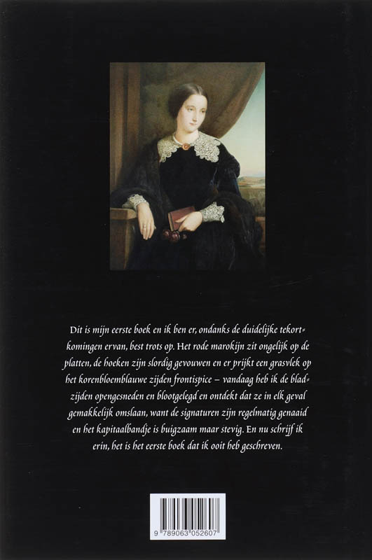 Achterkant van De vrouw van de boekbinder