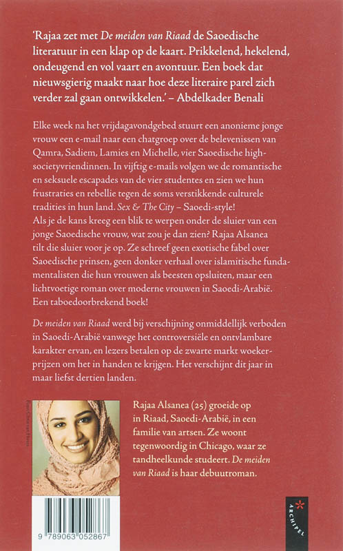 Achterkant van De meiden van Riaad