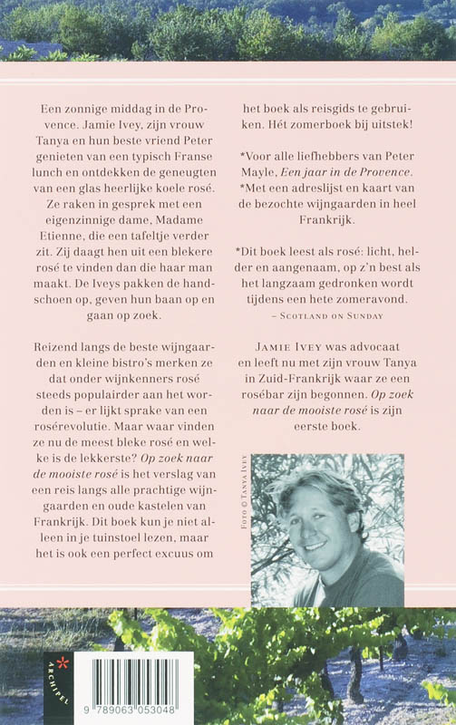 Achterkant van Op zoek naar de mooiste rose