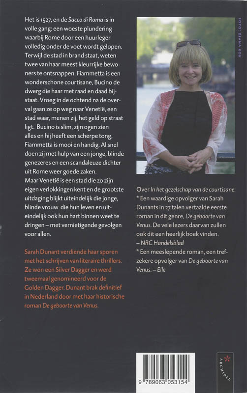 Achterkant van In het gezelschap van de courtisane