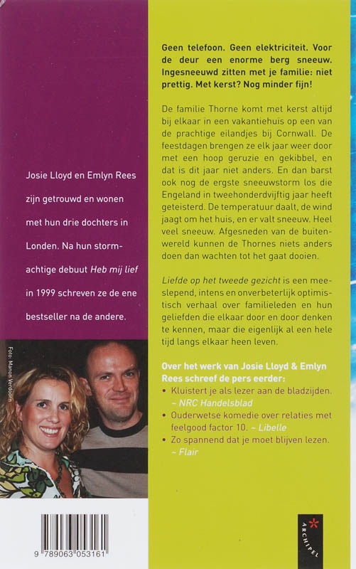Achterkant van Liefde op het tweede gezicht