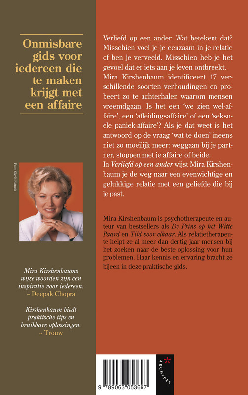 Achterkant van Verliefd op een ander