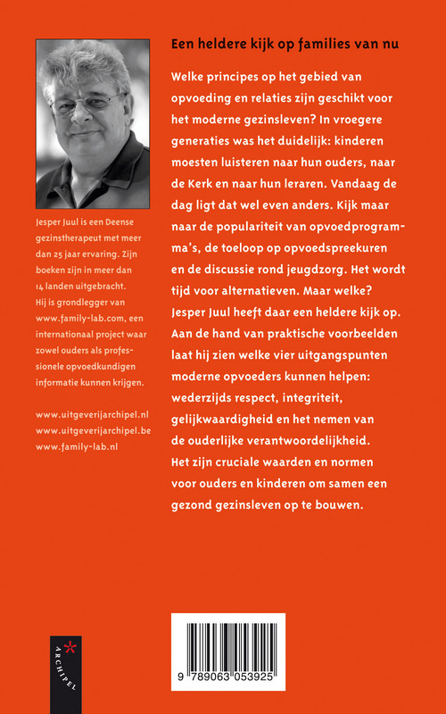Achterkant van Gezinsleven