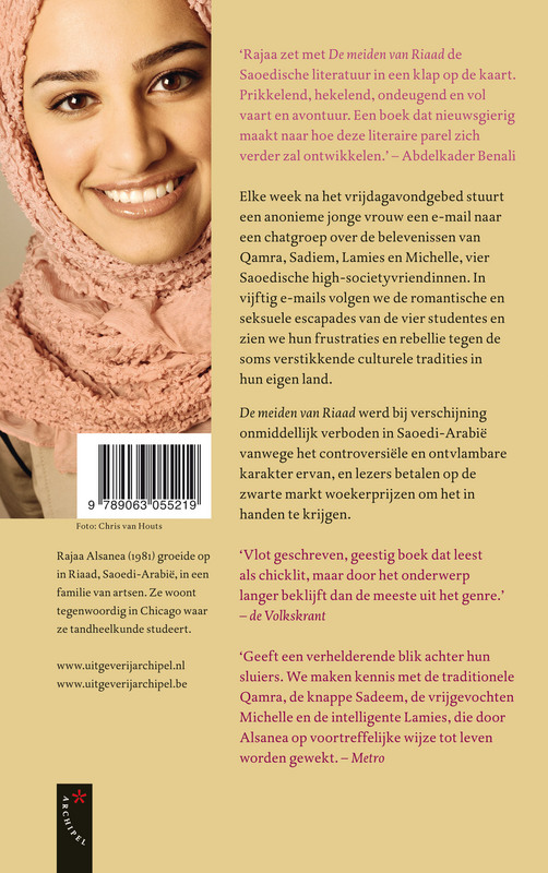 Achterkant van De meiden van Riaad
