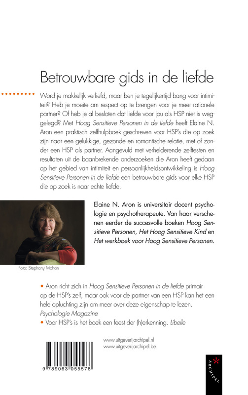 Achterkant van Hoog Sensitieve Personen in de liefde
