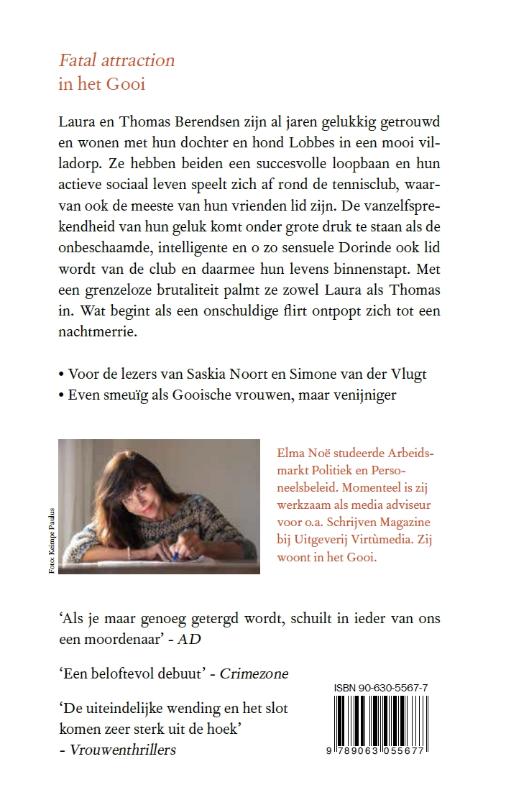 Achterkant van Game, set & match