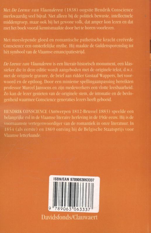 Achterkant van De Leeuw van Vlaanderen, of de slag der gulden sporen