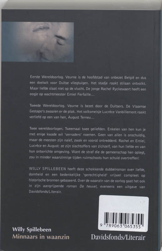Achterkant van Minnaars in waanzin