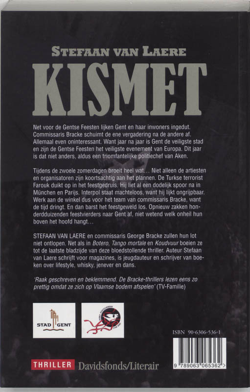 Achterkant van Kismet