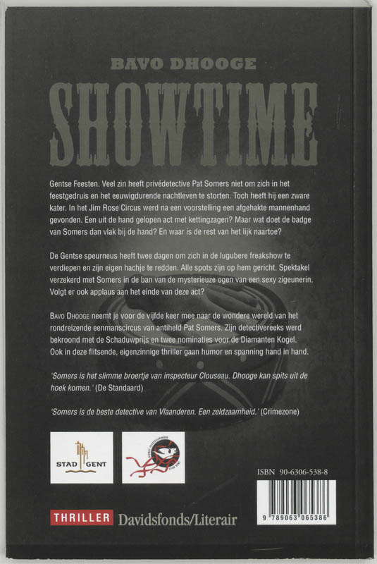 Achterkant van Showtime