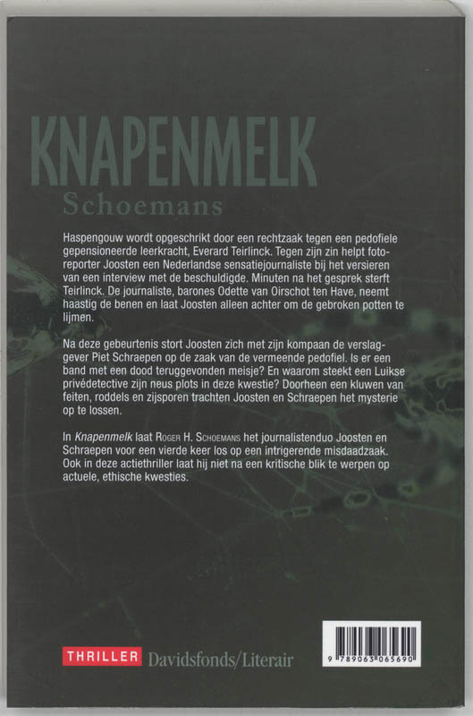 Achterkant van Knapenmelk