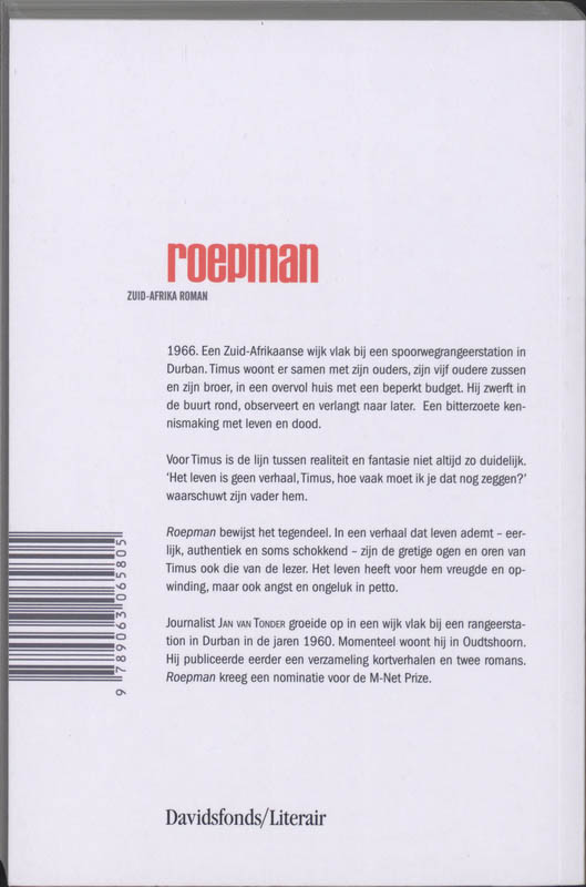 Achterkant van Roepman