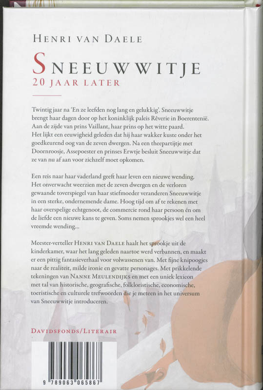 Achterkant van Sneeuwwitje 20 jaar later