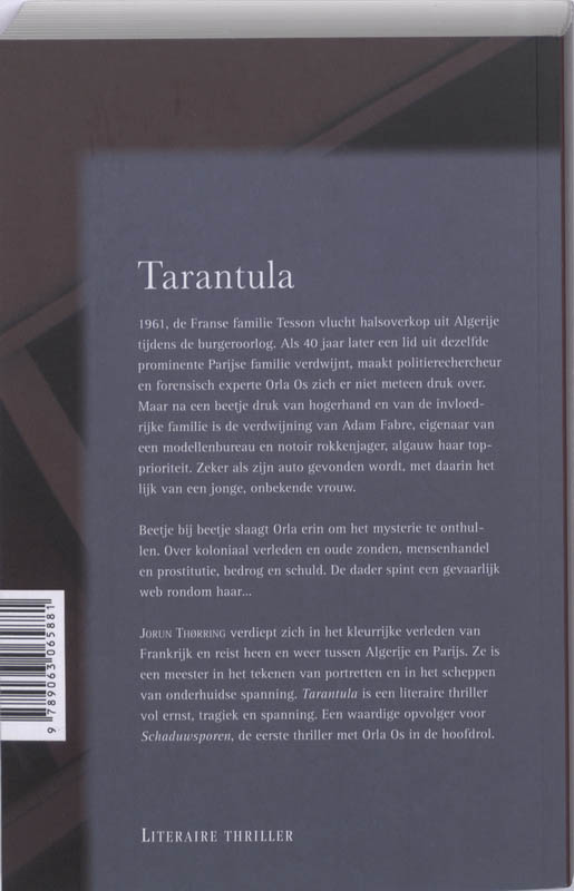 Achterkant van Tarantula