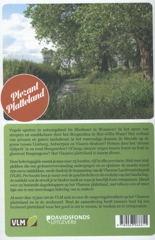 Achterkant van Plezant platteland