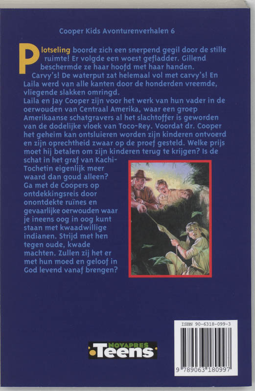 Achterkant van Gevangen op de bodem van de zee