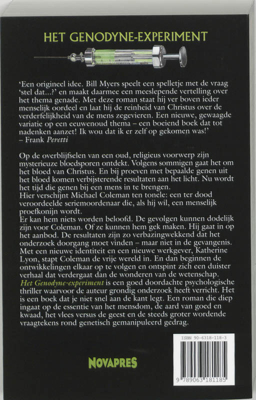 Achterkant van Het Genodyne-experiment