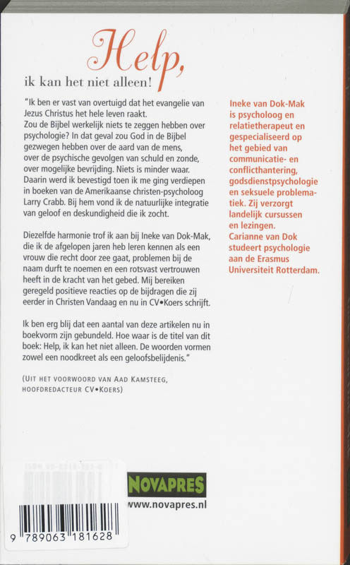 Achterkant van Help, ik kan het niet alleen!