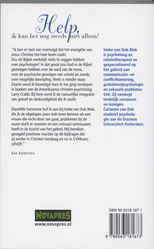 Achterkant van Help ik kan het nog steeds niet alleen