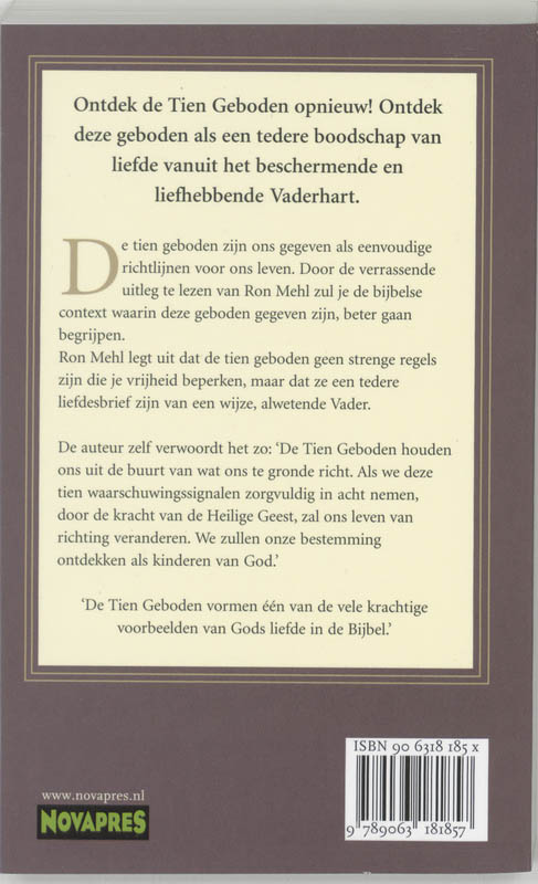 Achterkant van Weerspiegelingen van Gods liefde