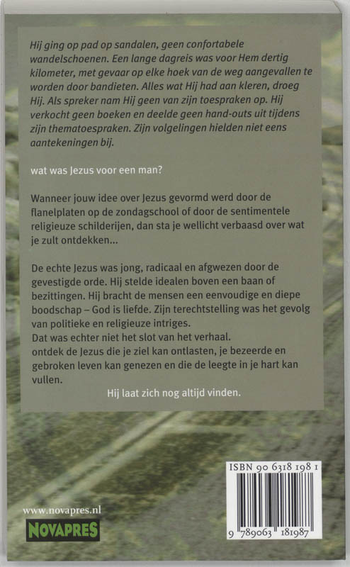 Achterkant van Zoeken naar Jezus