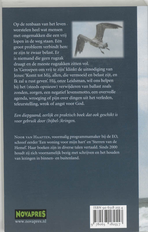 Achterkant van Geroepen om vrij te zijn